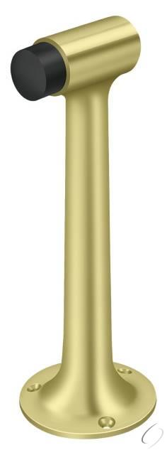 DSF800U3 Floor Mount; 8" Heavy Duty Bumper Bright Brass Finish