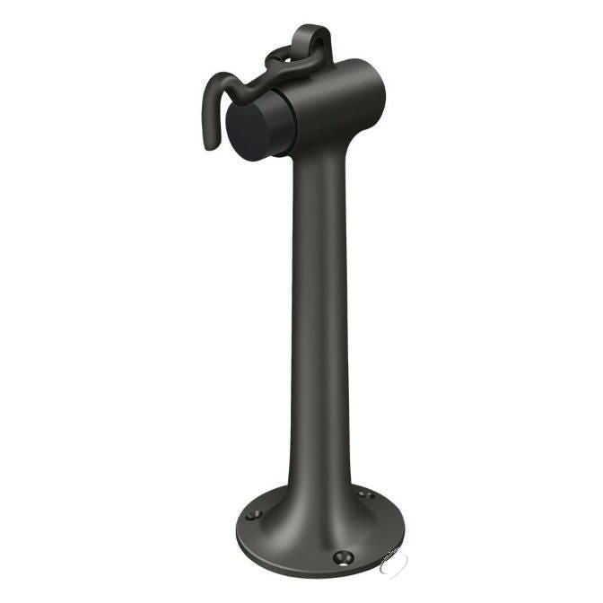 DSF830U10B Floor Mount; 8" Bumper with Hook & Eye; Heavy Duty; Oil Rubbed Bronze Finish