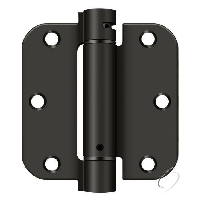 DSH35R510B 3-1/2" x 3-1/2" x 5/8" Spring Hinge; Oil Rubbed Bronze Finish