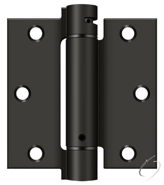 DSH35U10B 3-1/2" x 3-1/2" Spring Hinge; Oil Rubbed Bronze Finish