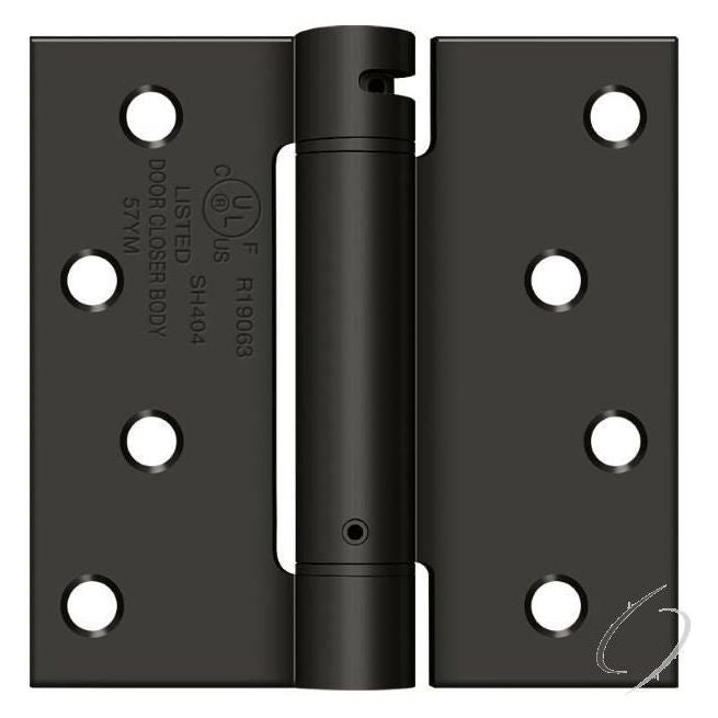 DSH44U10B 4" x 4" Spring Hinge; Oil Rubbed Bronze Finish