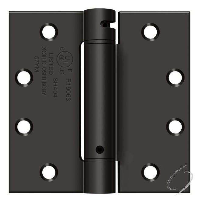 DSH45U10B 4-1/2" x 4-1/2" Spring Hinge; Oil Rubbed Bronze Finish