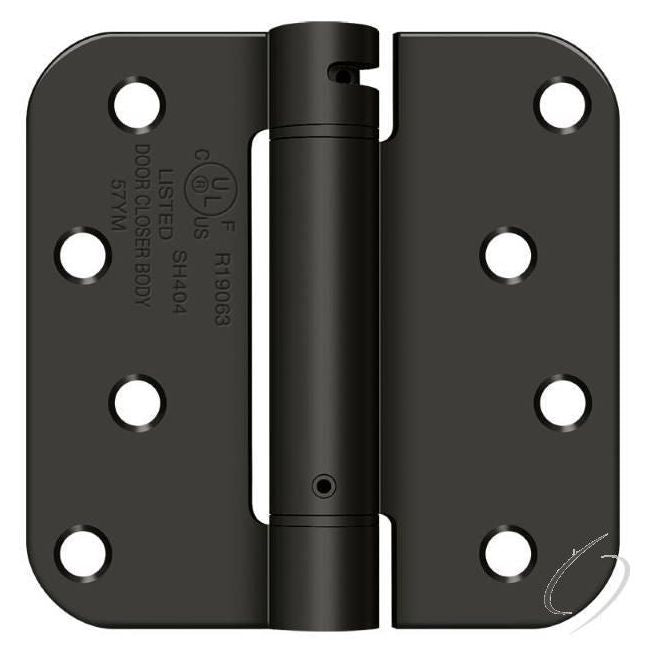 DSH4R510B 4" x 4" 5/8" Radius Spring Hinge; Oil Rubbed Bronze Finish