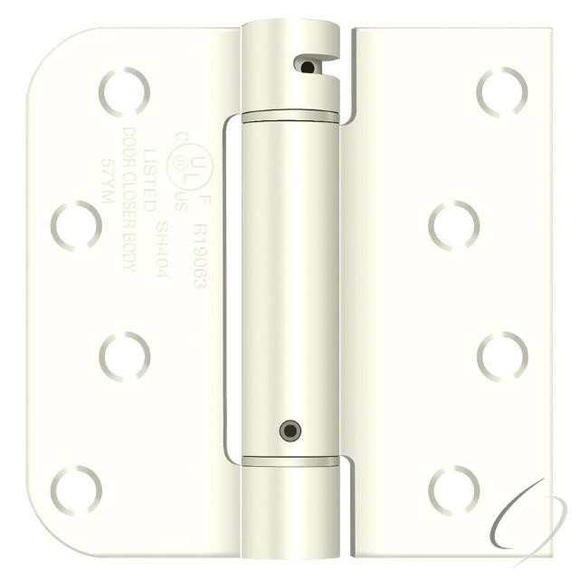 DSH4SR5USPW-LH Left Hand 4" x 4" Square by 5/8" Round Spring Hinge