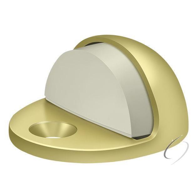 DSLP316U3 Dome Stop Low Profile; Bright Brass Finish