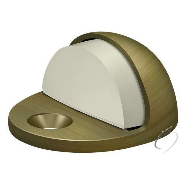 DSLP316U5 Dome Stop Low Profile; Antique Brass Finish