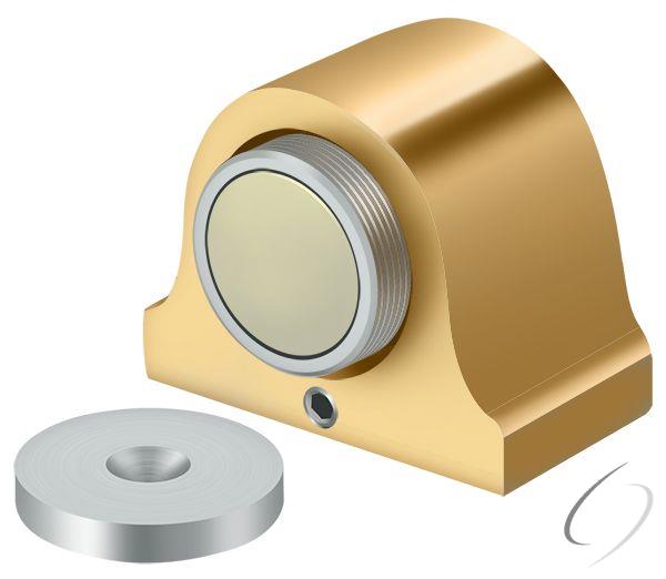 DSM125CR003 Magnetic Dome Stop; Lifetime Brass Finish