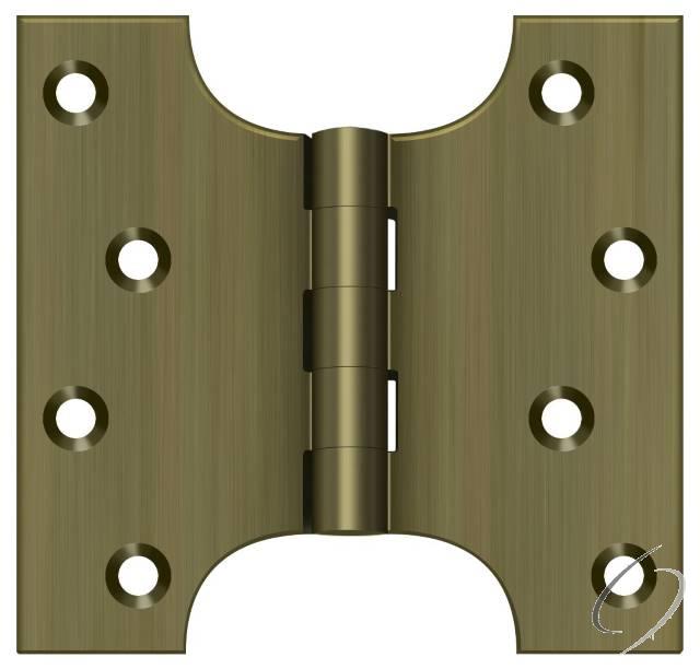 DSPA4040U5 4" x 4" Hinge; Antique Brass Finish