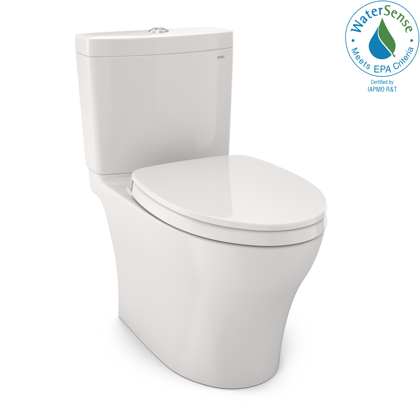 Toto MS446124CUMFG#11 - Aquia IV 1G Two-Piece Elongated Dual Flush 1.0 and 0.8 GPF Universal Height