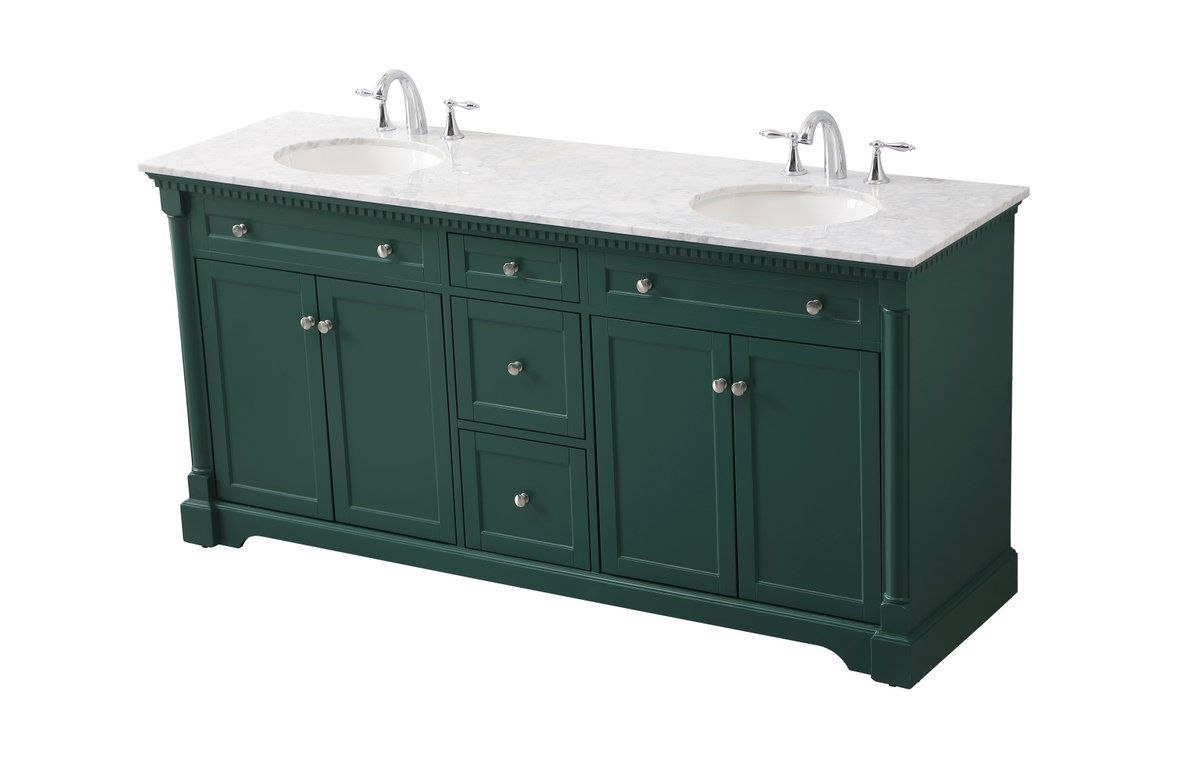 Clarence 72" Double Bathroom Vanity Set