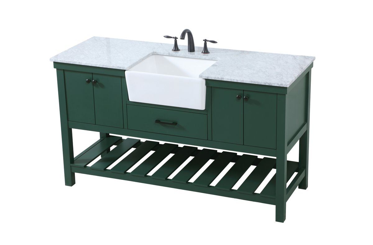 Clement 60" Single Bathroom Vanity Set