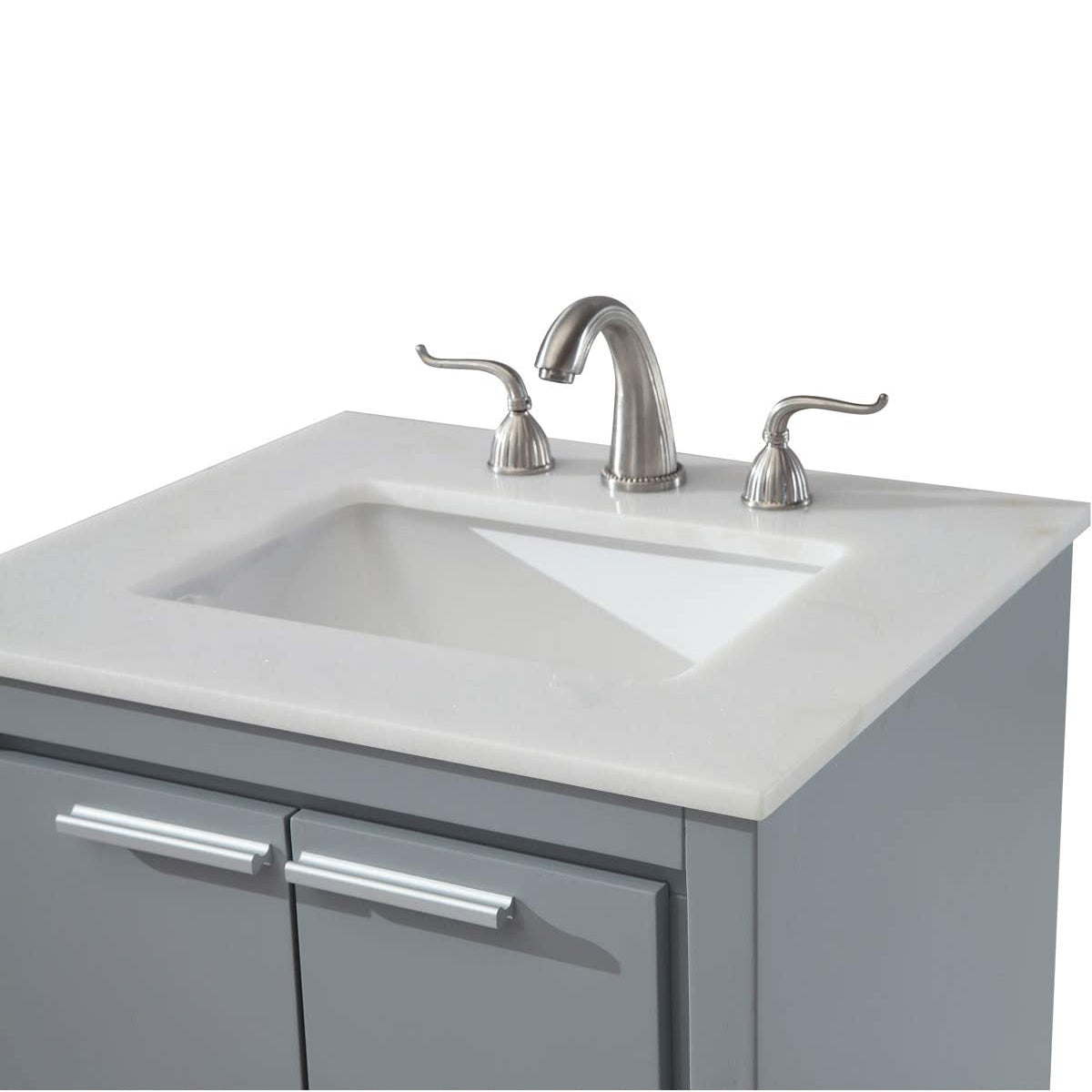 Filipo 24" Single Bathroom Vanity Set in Gray