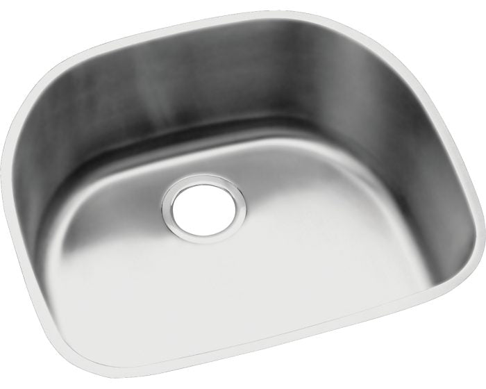 Elkay ELUH211810 - 18 Gauge Stainless Steel 23.625" x 21.25" x 10" Single Bowl Undermount Kitchen Si