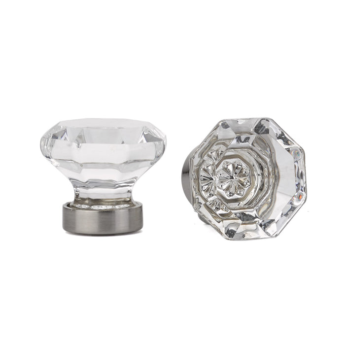 Emtek Old Town Crystal Cabinet Knob