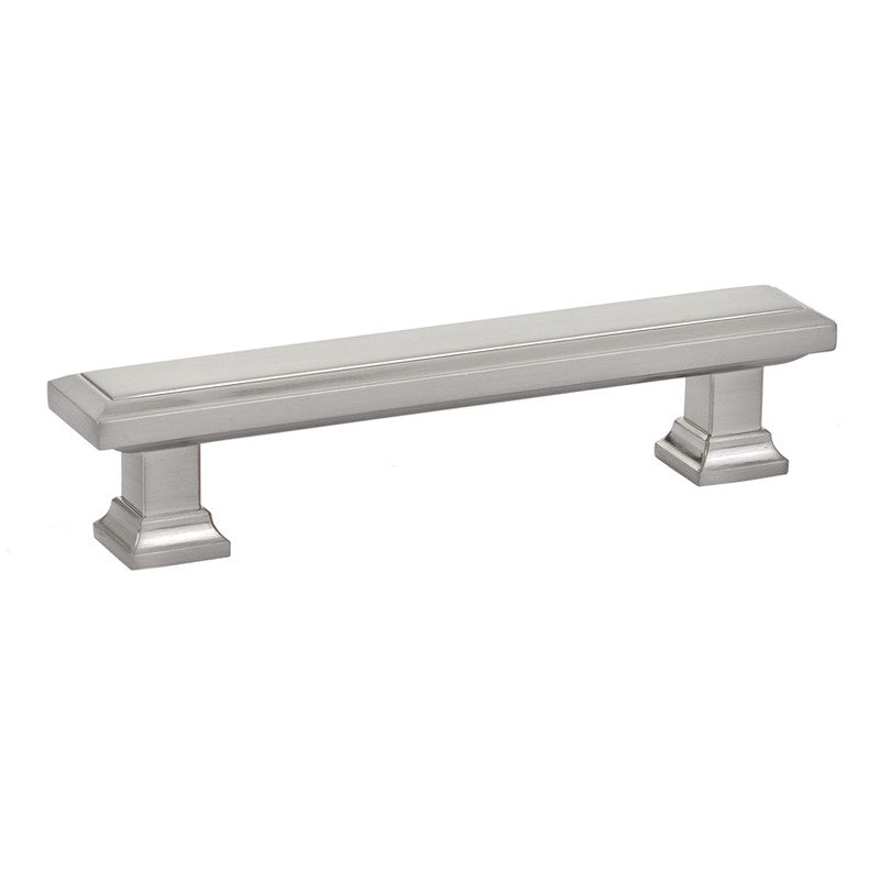 Emtek Geometric Rectangular Solid Brass Cabinet Pull