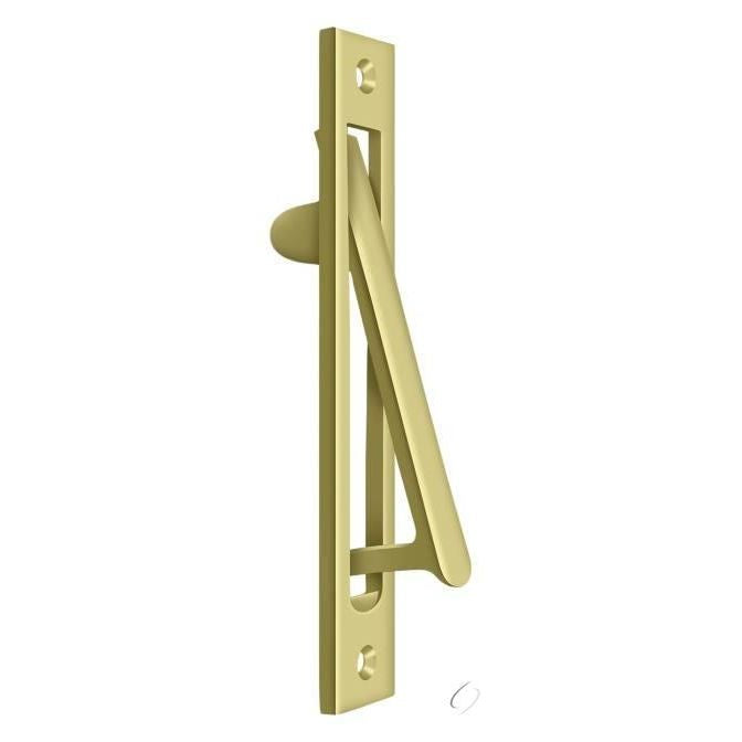 EP6125U3 Edge Pull Heavy Duty; 6-1/4"; Bright Brass Finish
