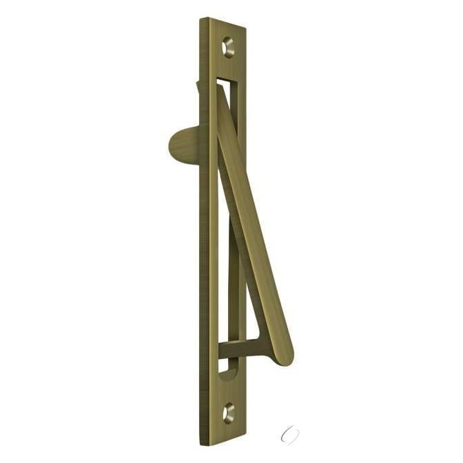 EP6125U5 Edge Pull Heavy Duty; 6-1/4"; Antique Brass Finish