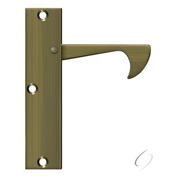 EPT425U5 Edge Pulls-Thin; 4-1/4"; Antique Brass Finish