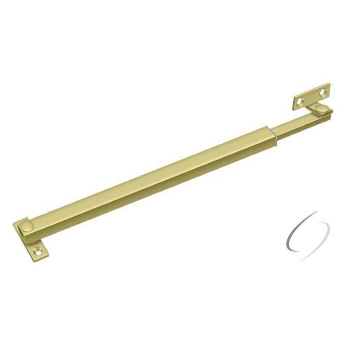 FCA12U3 12" Friction Casement Adjuster; Bright Brass Finish