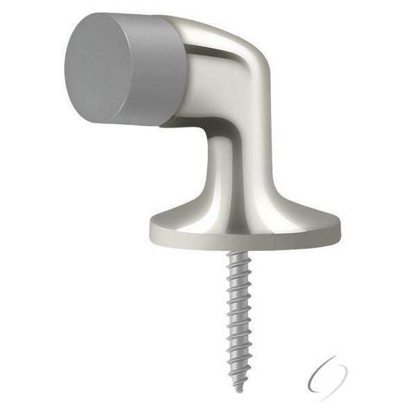 FDB138U14 Floor Door Bumper 1-3/8"; Bright Nickel Finish