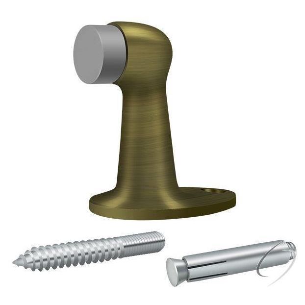 FDB278U5 Floor Door Bumper 2-7/8"; Antique Brass Finish