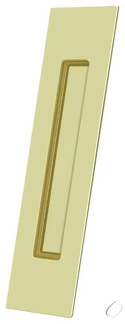 FP10225U3 Flush Pull; 10" x 2-1/4" x 3/4"; Bright Brass Finish