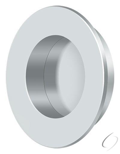 FP178U26 1-7/8" Round Flush Pull Bright Chrome Finish
