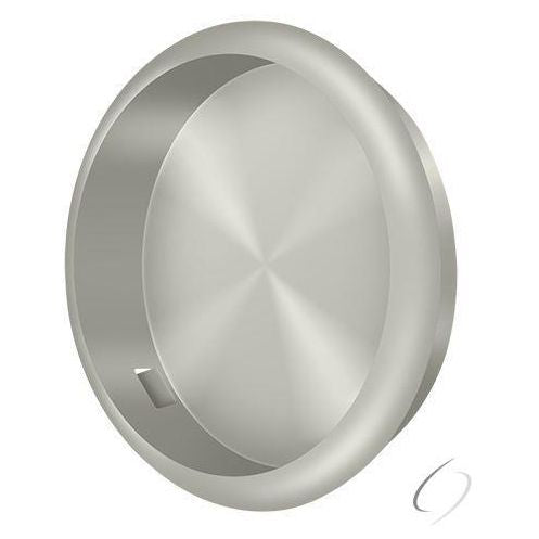 FP221RU15 Flush Pull; Round; 2-1/8" Diameter; Satin Nickel Finish