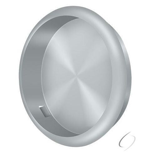 FP221RU26D Flush Pull; Round; 2-1/8" Diameter; Satin Chrome Finish