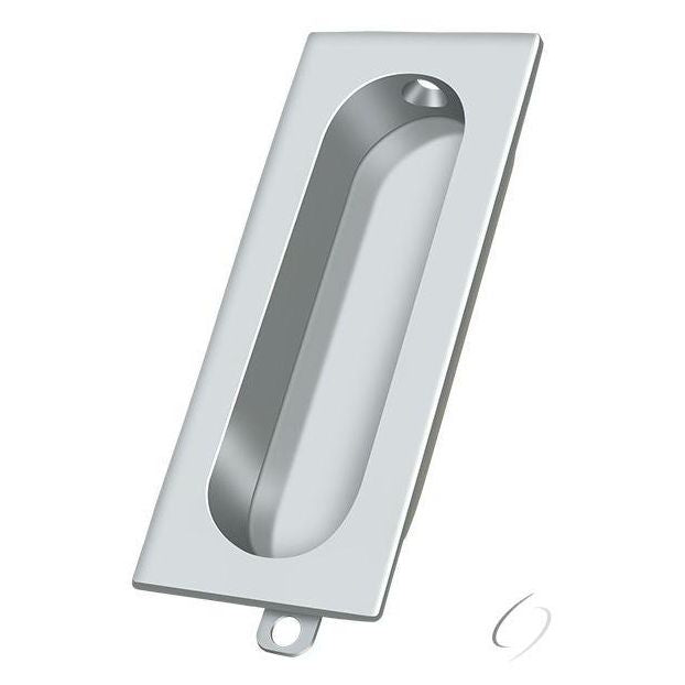 FP222U26 Flush Pull; Rectangle; 3-1/8" x 15/16"; Bright Chrome Finish