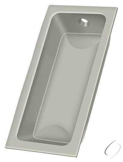FP227U15 Flush Pull; Large; 3-5/8" x 1-3/4" x 1/2"; Satin Nickel Finish