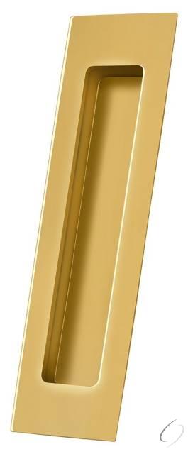 FP7178CR003 Flush Pull; Rectangular; Solid Brass; 7" x 1-7/8" x 3/8"; Lifetime Brass Finish
