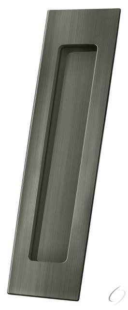 FP7178U15A Flush Pull; Rectangular; Solid Brass; 7" x 1-7/8" x 3/8"; Antique Nickel Finish