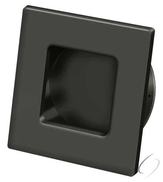 FPS234U10B 2-3/4" Square Heavy Duty Flush Pull Oil Rubbed Bronze Finish