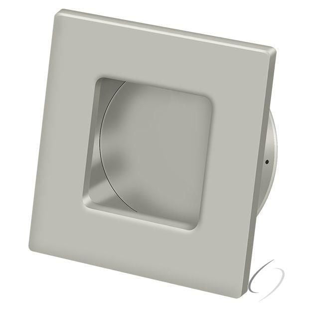 FPS234U15 2-3/4" Square Heavy Duty Flush Pull Satin Nickel Finish