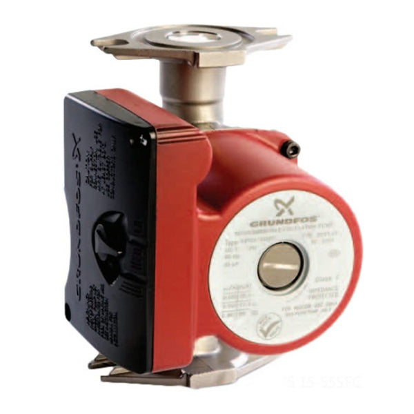 UPS15-55SFC - Stainless Steel 3-Speed Flanged Circulator Pump with Check Valve - 1/12 HP, 115 V