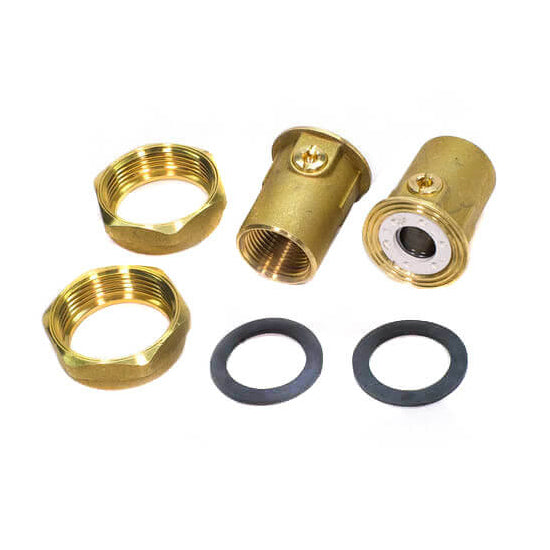 Bronze Union Isolation Valve Set - 1/2" NPT