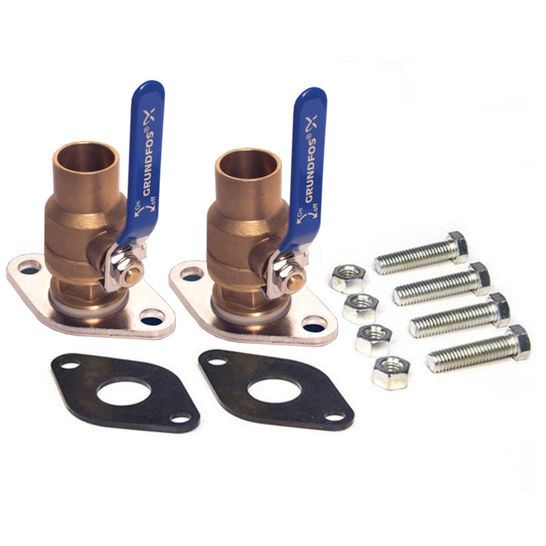 Isolation Valves, No Lead, 3/4" Sweat