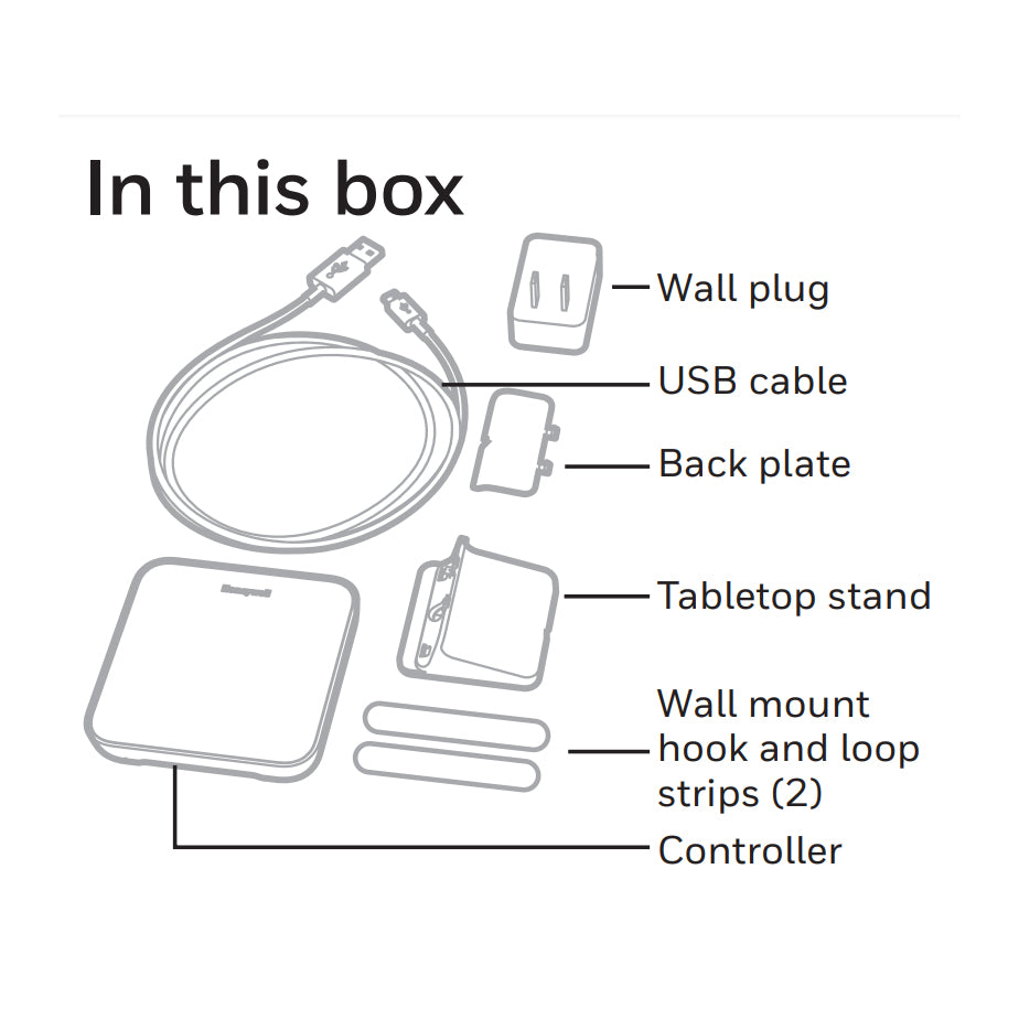 Honeywell DC6000WF1001 - D6 Pro Wi-Fi Ductless Controller