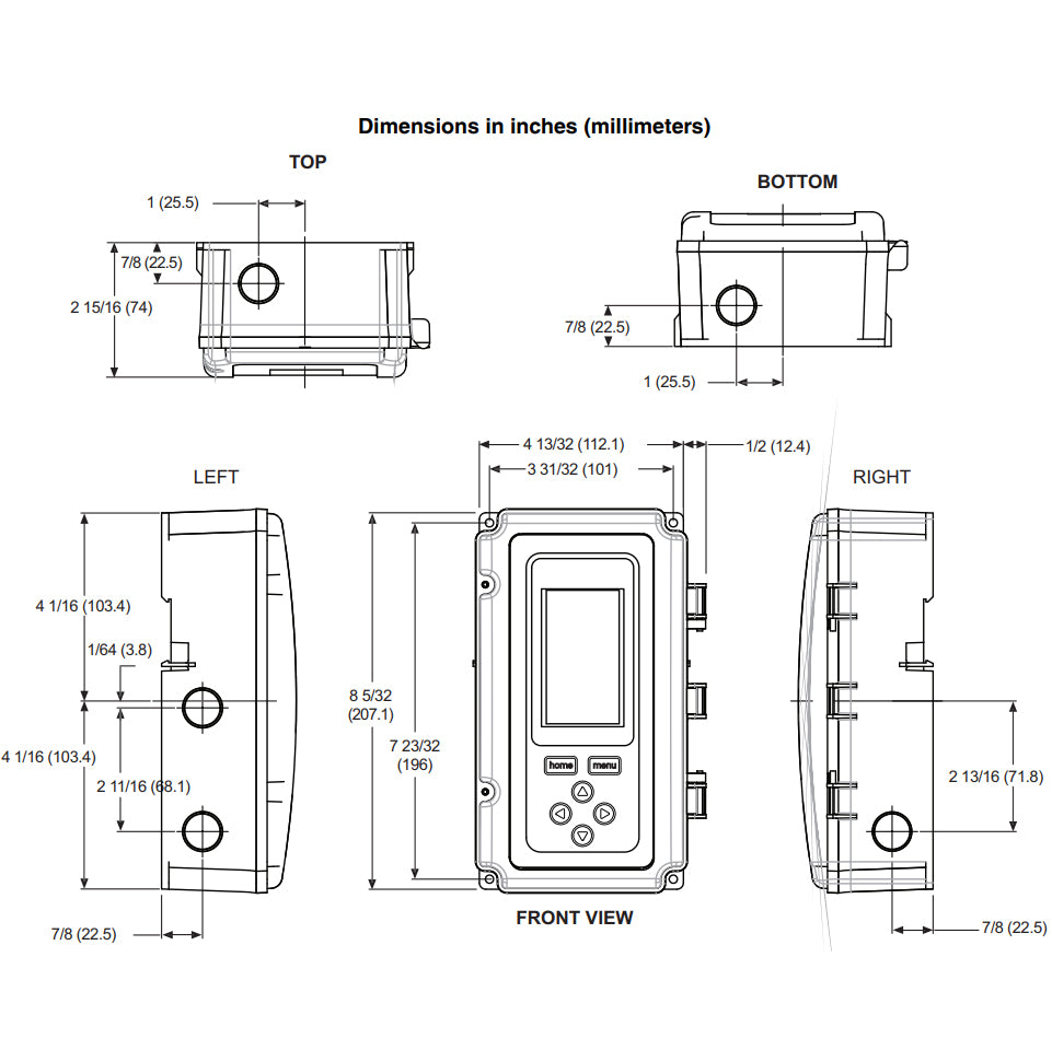 Honeywell T775P2003/U - Electronic Temp Boiler Controller w/Reset, 4 SPDT, 3 Sensor Inputs