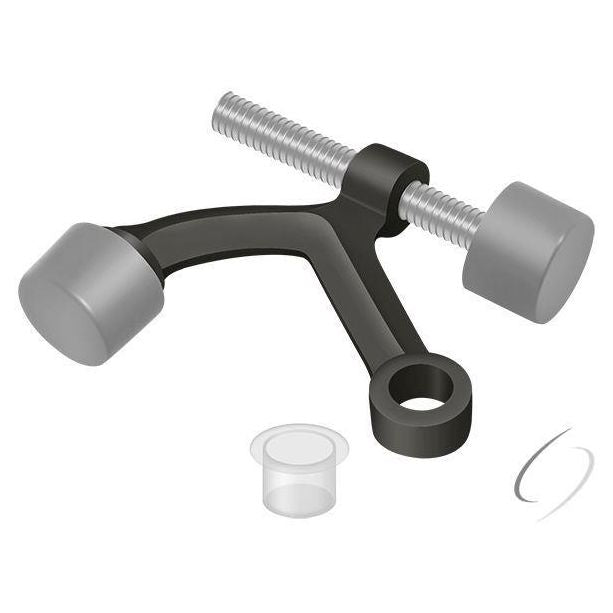 HP70U10B Hinge Pin Stop; Hinge Mounted; Oil Rubbed Bronze Finish