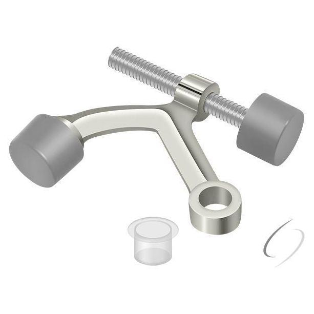 HP70U14 Hinge Pin Stop; Hinge Mounted; Bright Nickel Finish