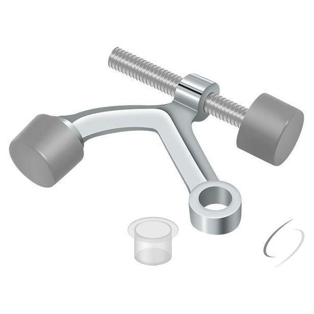 HP70U26 Hinge Pin Stop; Hinge Mounted; Bright Chrome Finish