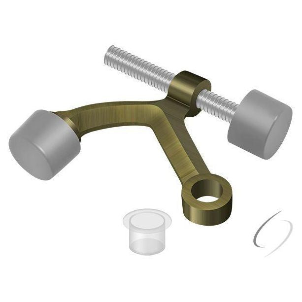 HP70U5 Hinge Pin Stop; Hinge Mounted; Antique Brass Finish