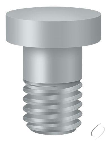HPSS70U26D Extended Button Tip for Solid Brass Hinge; Satin Chrome Finish