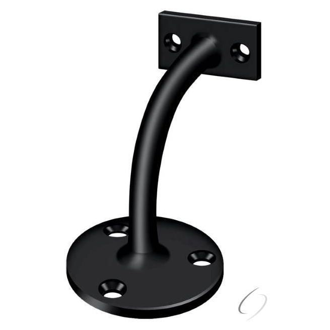 HRC175U19 Hand Rail Brackets; 3 3/16" Projection Light Duty; Black Finish