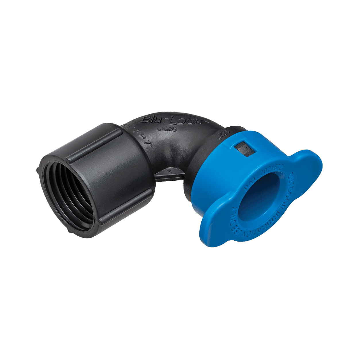 37972 - 1/2" Blu-Lock x 1/2" Female Pipe Thread Elbow