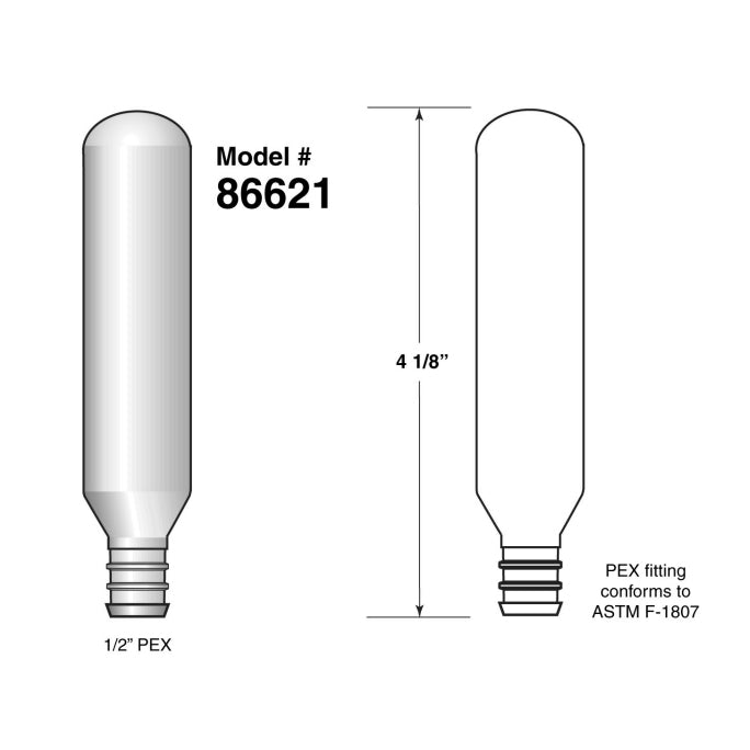 Water-Tite Shock Buster Hammer Arrester - 1/2" PEX Barb