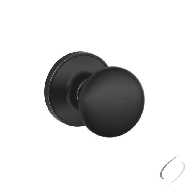Passage Lock Stratus Knob with 16254 Latch and 10101 Strike Aged Bronze