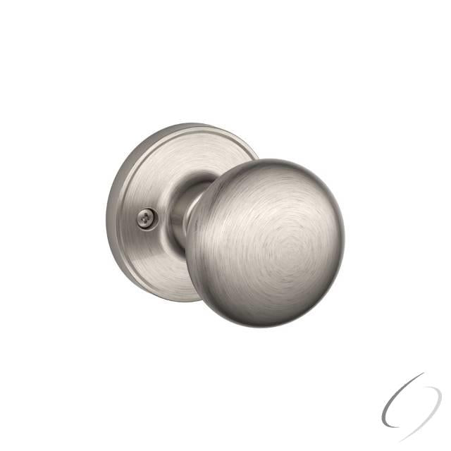 Half Dummy Lock Stratus Knob Satin Nickel Finish